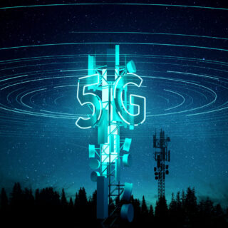 5G signal Communication Mast Concept