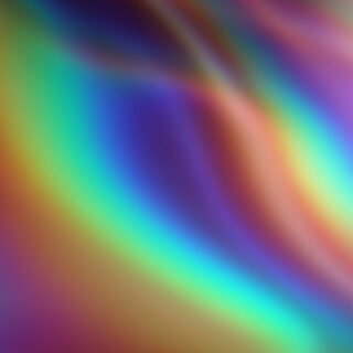 Abstract vibrant blurred background in holographic colors.