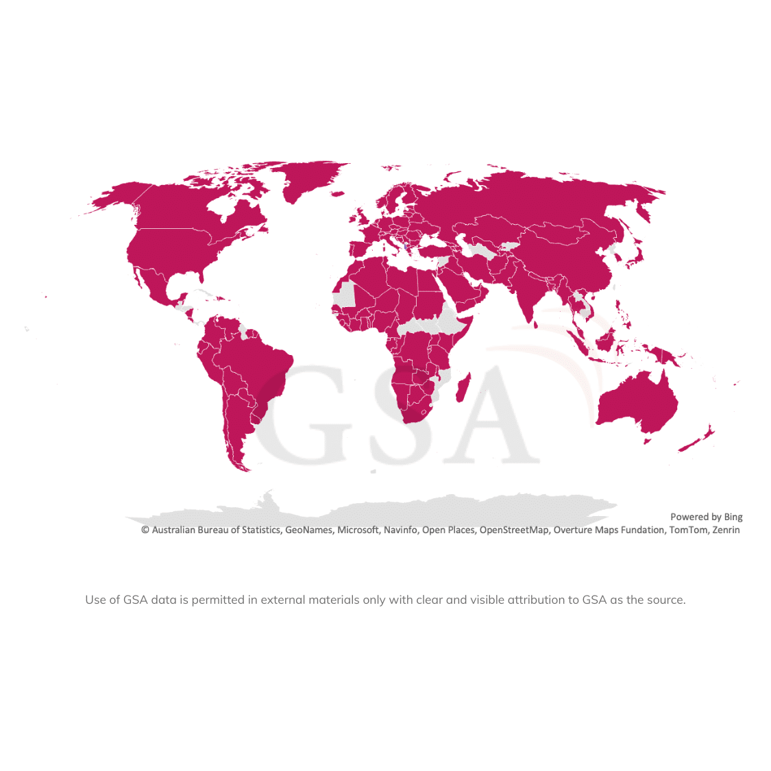 Countries and territories with identified FWA services based on LTE or 5G. Data correct as of 9 June 2026